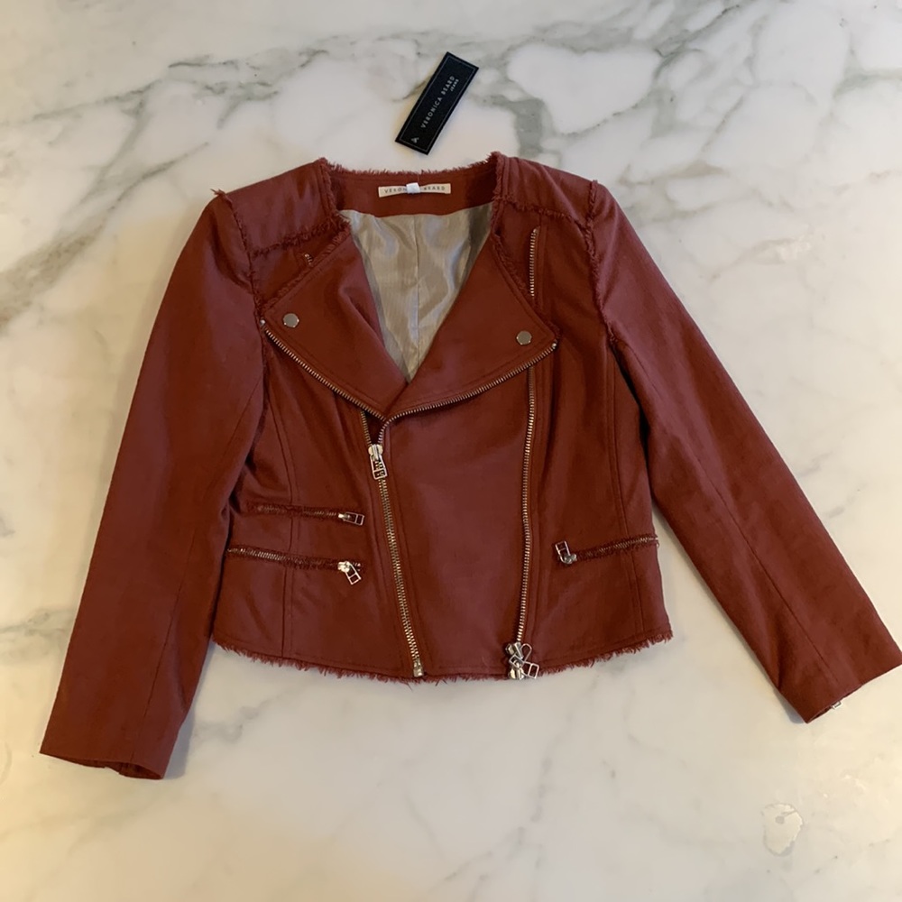 Nwt Veronica Beard Rust Jacket! - image 8